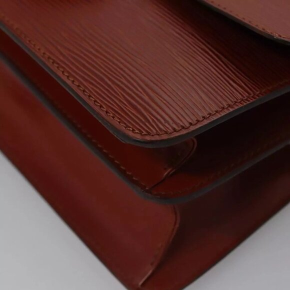 LOUIS VUITTON Epi Free Run Shoulder Bag Brown M52403 LV Auth ep7427 - Picture 3 of 16